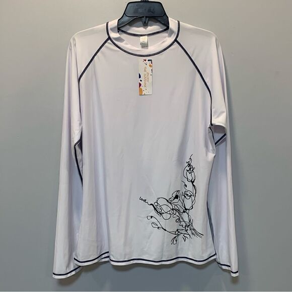 NWT enjoy the sunshine women’s 2X sun cover-up Long sleeve top - Picture 4 of 9